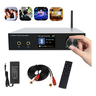 Amplificador De Audio Bluetooth Karaoke Hdmi, Rca, Usb Amplificador De Audio Bluetooth Karaoke Hdmi, Rca, Usb