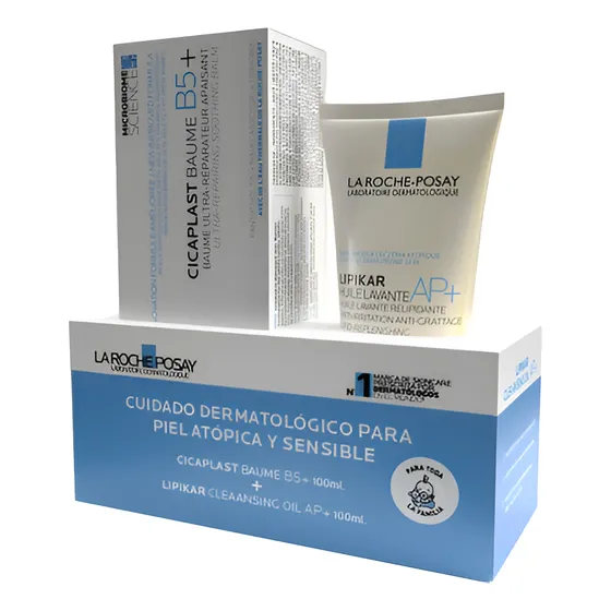 La Roche® Cicaplast Baume 100ml + Limpiador Lipikar 100ml