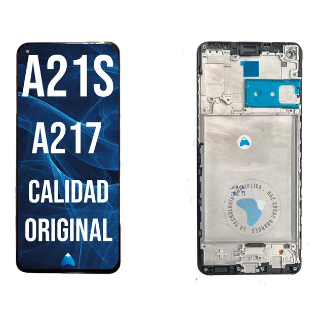 Modulo Compatible Samsung A21s A217 Con Marco Oled Instalado