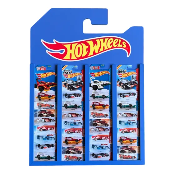 Hot Wheels Exhibidor Deluxe 32 Piezas 1/64