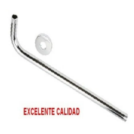 Tubo Para Ducha O Regadera Acero Inoxidable Cromado 45cm Lar
