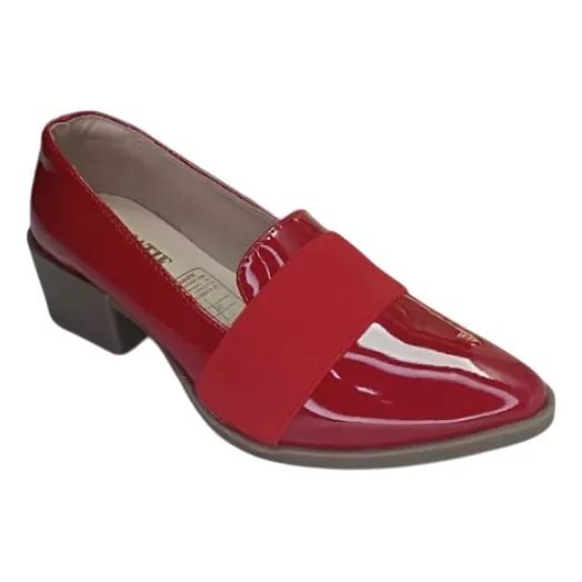 Zapatos Tacon Bajo Vestir Mujer 0406