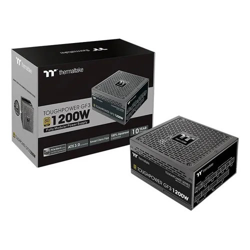 Fuente de alimentación para PC Thermaltake Technology Toughpower Series PS-TPD-1200FNFAGU-4 1.2kW negra 220V