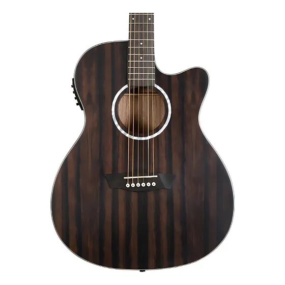 Guitarra Washburn Electroacústica Deep Forest Ebony Ace 