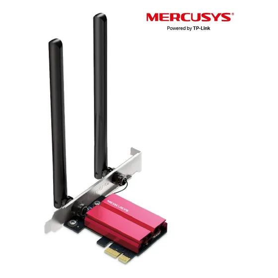 Adaptador Pci Express Tribanda Wifi 6e Mercusys Ma86xe Axe5400 + Bluetooth 5.3