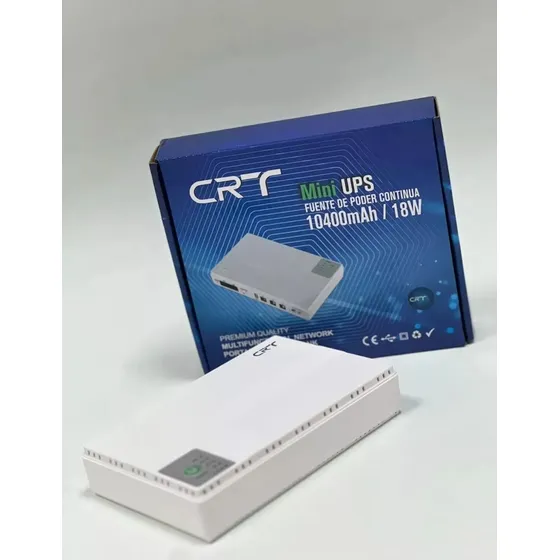 Mini Ups 10400 Mah Con Poe Internet Fibra Tienda Física Bcv