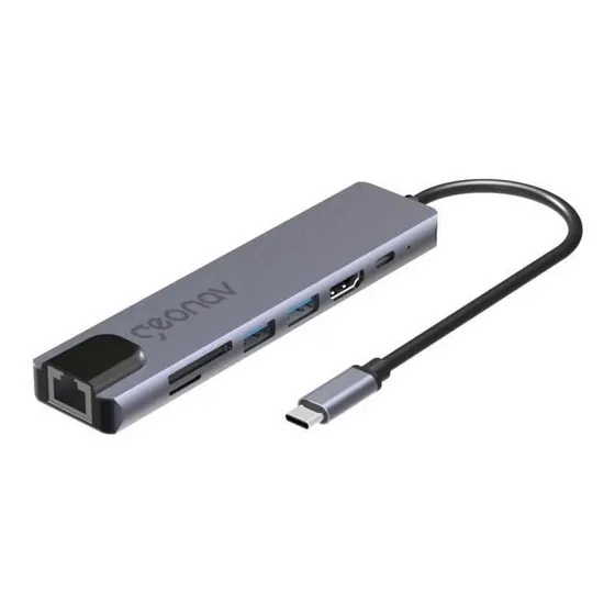 Cabo Adaptador Multiportas Usb-c 7 Em 1 Uca11 Geonav