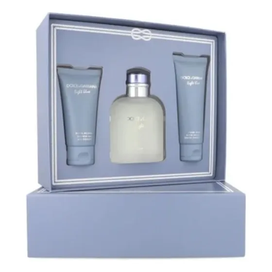 Kit Dolce & Gabbana Azul Claro para Casa, 3 unidades