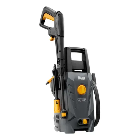 Lavadora De Alta Pressão Wap Wl 1820 1400w Com Stop Total, Jato Leque E Concentrado Cinza 127v 60 Hz