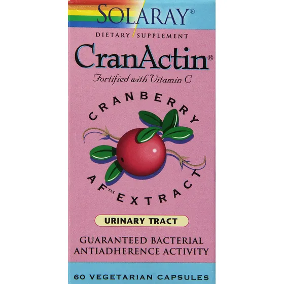 Suplemento Solaray Cranactin Y Extracto De Arándano Af 400 M