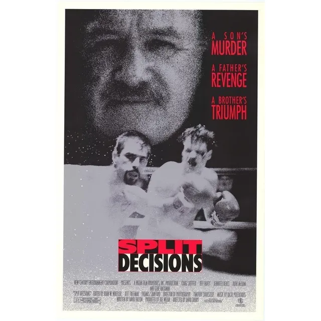 Split Decisions Vhs Jeff Fahey Jennifer Beals Vhs Sin Caja