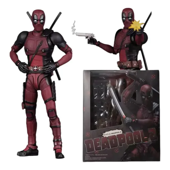 Boneco Action Figure Deadpoll 18cm Articulado