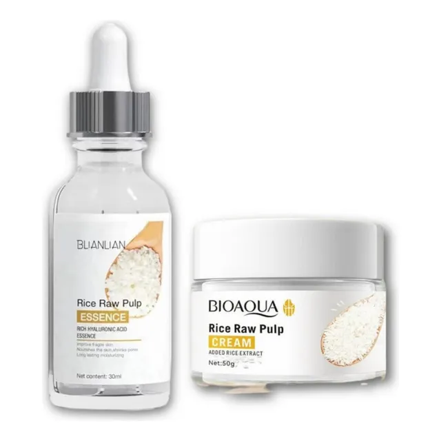 Serum De Arroz Aclarante 30ml- Crema De Arroz Aclarante 50g