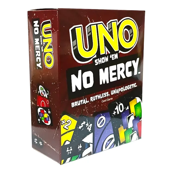 Juego De Mesa Uno Juego De Cartas No Mercy
