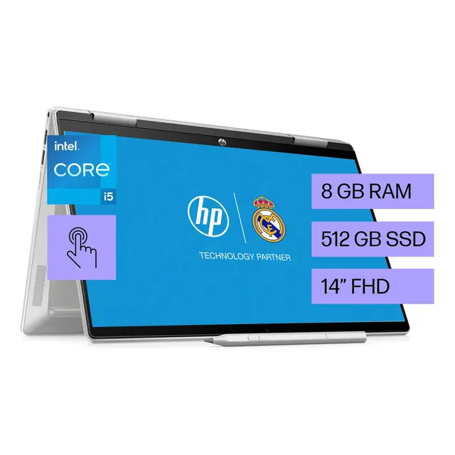Notebook HP Pavilion x360 14-ek0003la Intel Core i5 8gb Ram 512gb Ssd Windows 11 Home