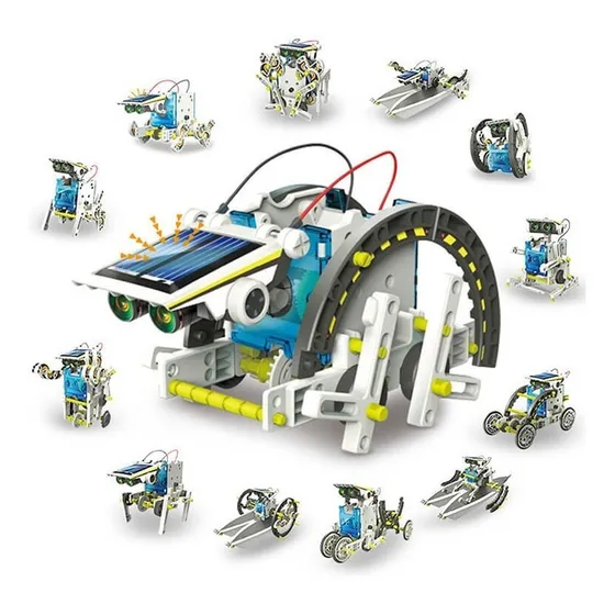 Robot Solar Educacional Kit De 13 Robots En 1