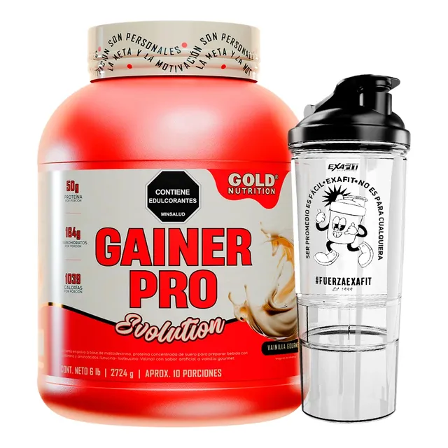 Proteína Para Volumen Gold Nutrition 6lb+caja Energyup