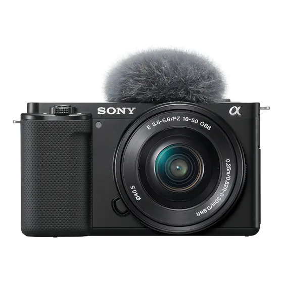 Camera Sony Alpha Zv-e10 Ilczve10l C/ Lente 16-50mm Preta 4k