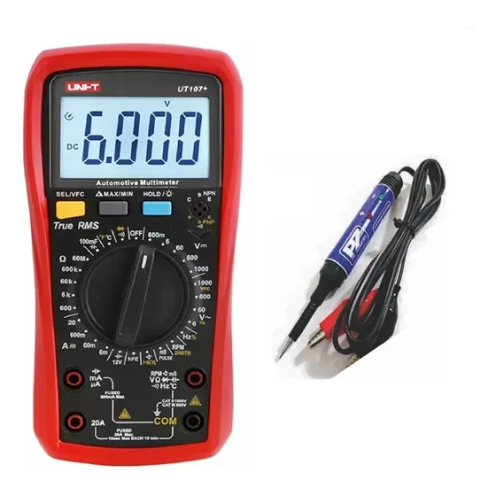 Tester Automotriz Multimetro Profesional + Punta Logica + Programas De Regalo + Curso Inyeccion Electronica De Regalo!!!