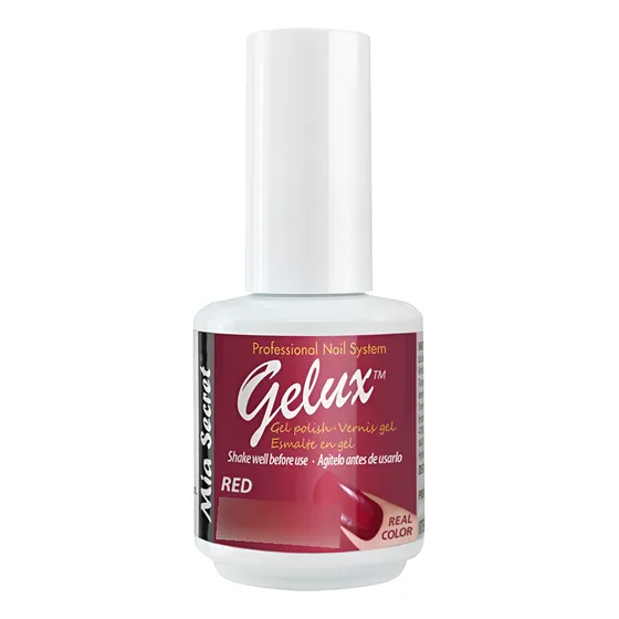 Esmalte Semipermanente Gelux - Mia Secret Color Red
