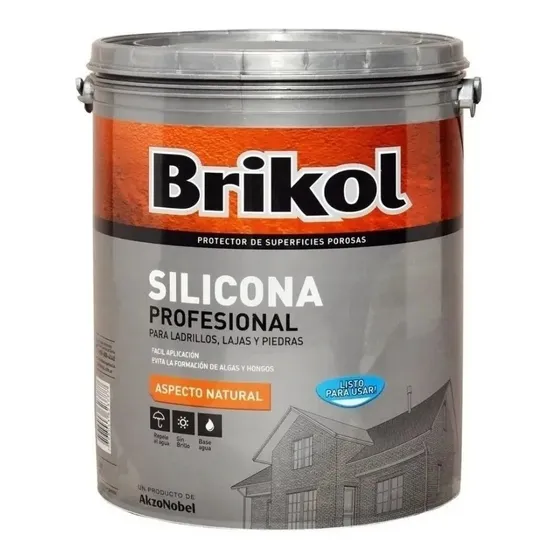 Brikol Silicona Para Ladrillos X 20 Lts Incoloro Serrentino