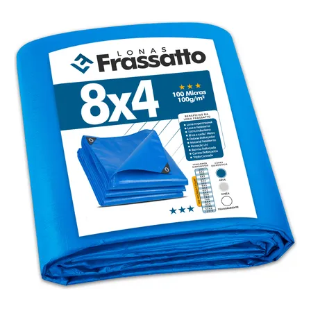 Lona Cobertura Caminhão Grossa Reforçada Piscina 8x4 Grande