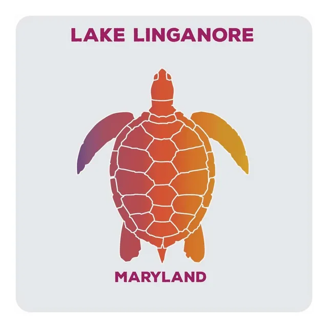 Lago Linganore Maryland Posavaso Acrilico 8 Diseño