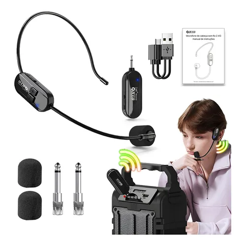 Receptor sem fio Shure Glxd4 para microfone de 2,4 Ghz, cor preta