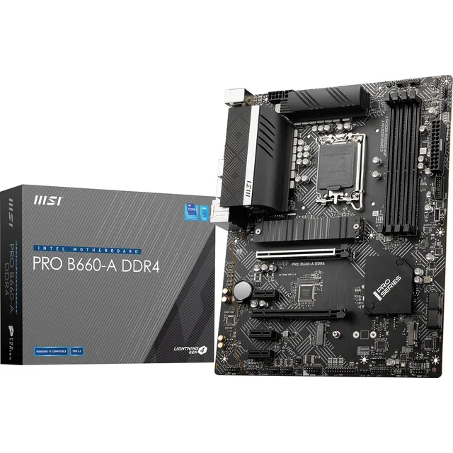 Msi Pro B660-a Placa Base Ddr4 (atx, Intel Core De 12ª Gener