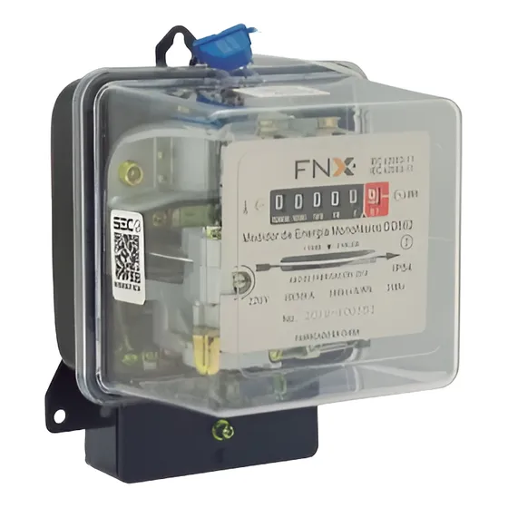 Medidor Monofasico 1050a 220v Dd-862 Fnx