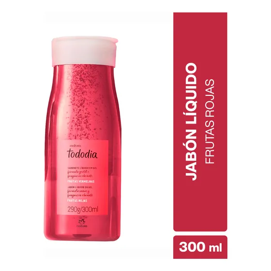 Jabón Líquido Frutas Rojas Tododia Natura 300 ml