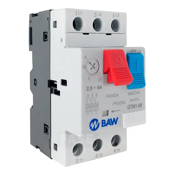 Guarda Motor 2,5 - 4amp Baw Monofásico Trifásico Regulación