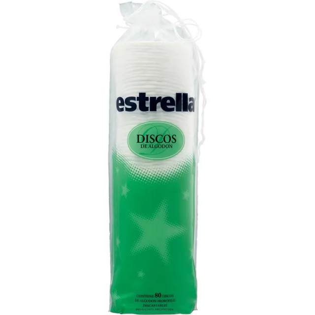 Discos De Algodón Estrella X 80 U X12