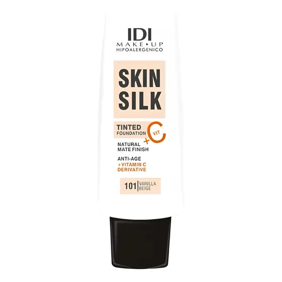Idi Make Up Base Maquillaje C Skin Silk 101 Vainilla Beige
