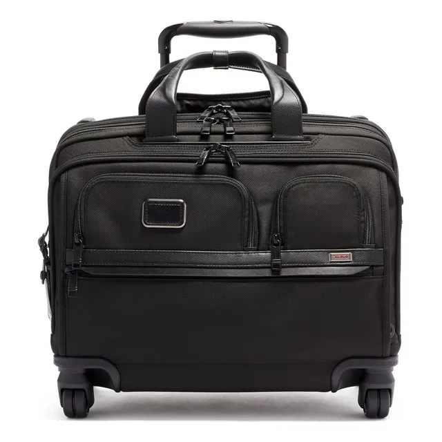 Maletín Alpha Deluxe 4 Ruedas Negro Expandible