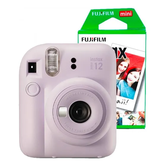 Kit Mini 12 C/lilac Purple + Pelicula 10 Fotos Color Lila