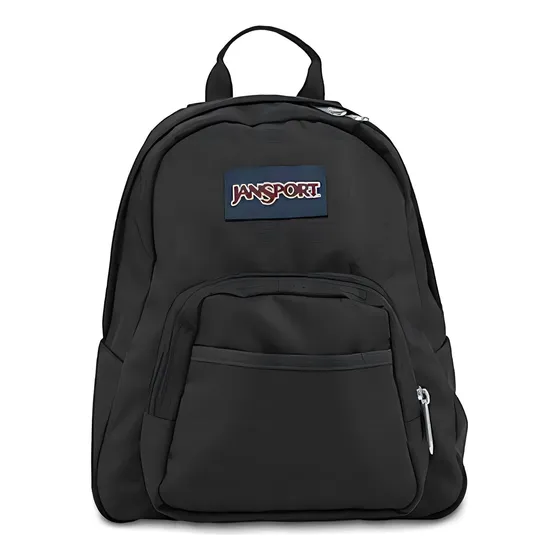 Mochila urbana JanSport Half Pint color negro diseño liso 10.2L