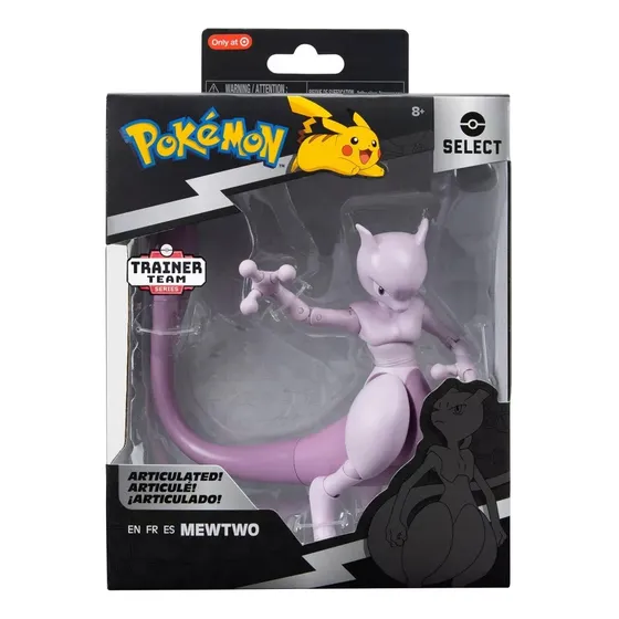 Pokemon Select Figura Batalla Mewtwo Articulada Deluxe