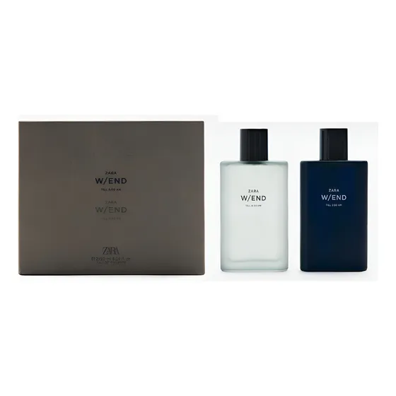 Zara Pack W/end 8.00 Pm + W/end 3:00 Am 90ml - Hombre