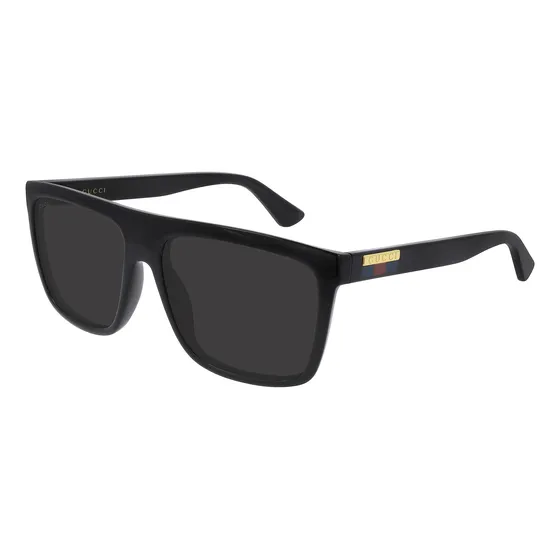 Anteojos De Sol Gucci Gg 0748 S Negro/gris Para Hombre