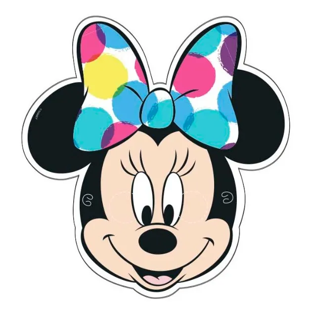 Cotillón Infantil Antifaz Mascara Mickey Y Minnie X6 