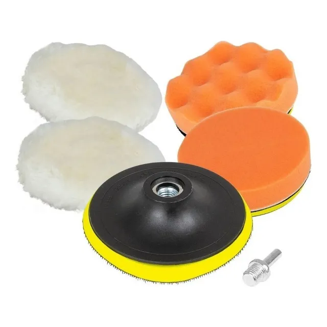 Kit De 6 Piezas Pulir Esponjas Almohadillas Para Auto