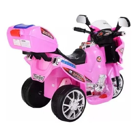 Moto Electrica Recargable De Batería Para Niños Y Niñas 