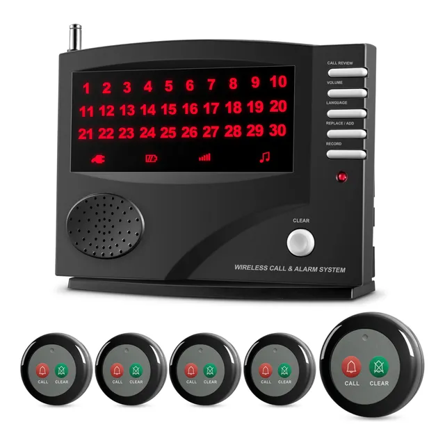 Sistema De Llamada Inalámbrica Synlett -1 Cmu & 5 Botones De