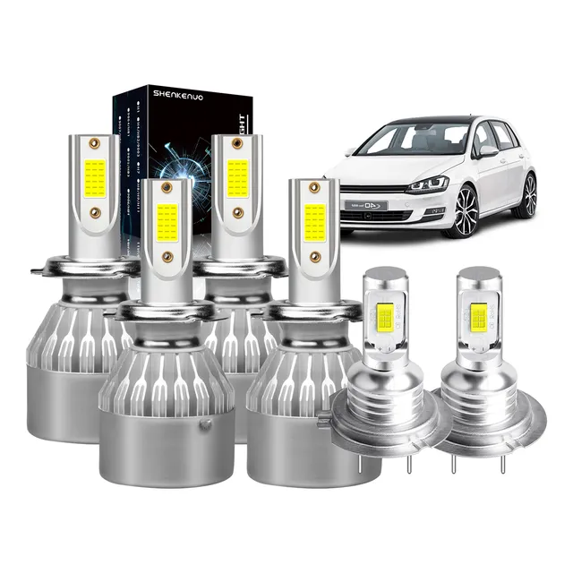 H7 Kit Focos Led Para Volkswagen Jetta Clasico 2011-15