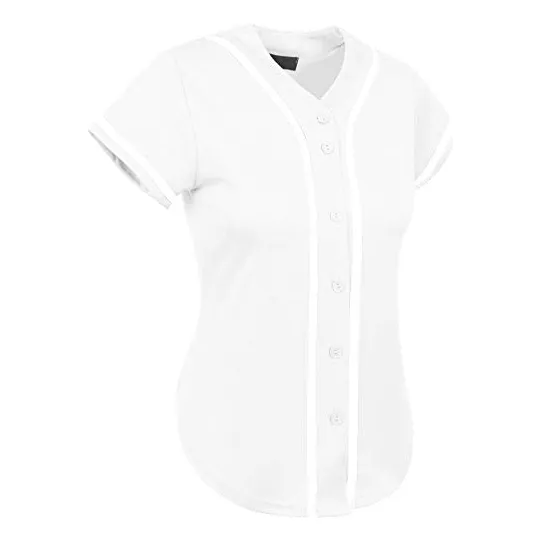 Sombrero Y Más Allá Mujeres Béisbol Button Down Jf3bx
