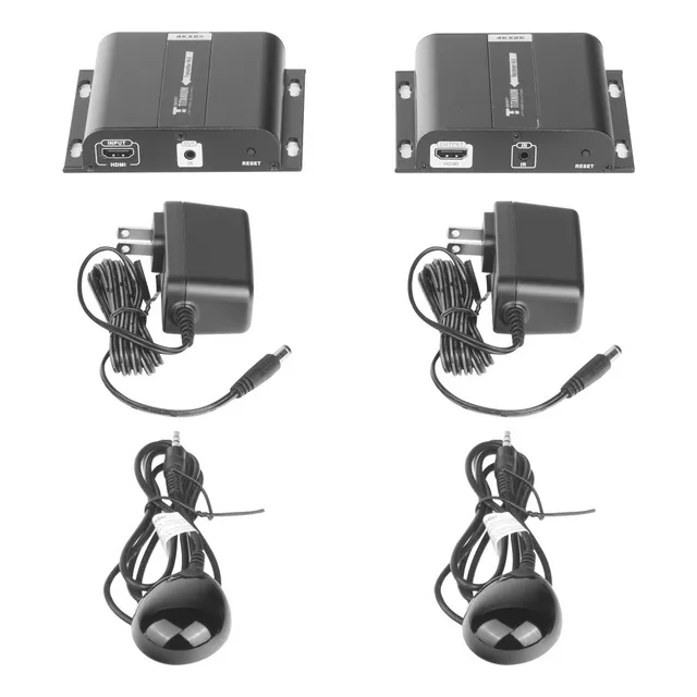 Kit Extensor Hdmi 120 Metros 4k 30hz Utp Cat 5e/6