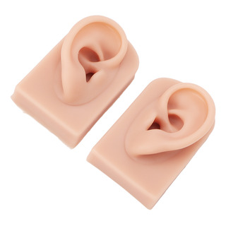 Modelo De Oreja Flexible, 1 Par, De Silicona, Suave, Reutili Modelo De Oreja Flexible, 1 Par, De Silicona, Suave, Reutili