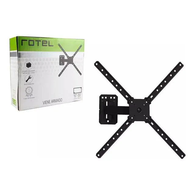 Soporte Para Tv Articulado Brazo Simple 10'' A 55'' Rotel Pg