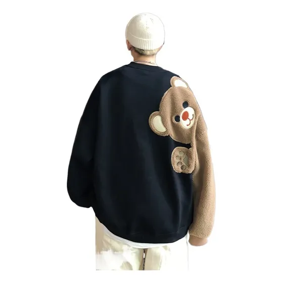 Sudadera De Oso Patrón Lindo Estilo Coreano De Moda Casual